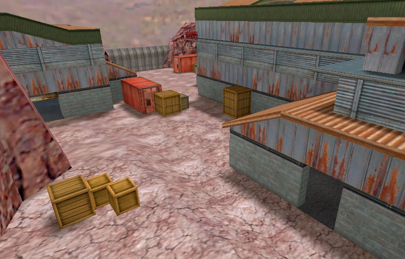 Скрин карты de_nuke для КС 1.6 на сервере ZOMBIE PLAGUE CLASSIC VZLETKA
